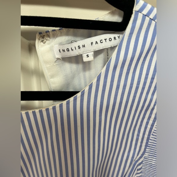 English Factory Striped Mini Dress - small - Picture 2 of 4